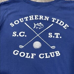 Southern Tide Navy Golf Club Tee